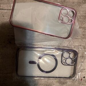 Purple and Pink Phone Case Set